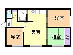 ダイヤコーポII 2階/202