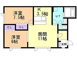 ルリ・ブライト・ブルー 1階