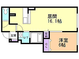 間取図画像 1LDK