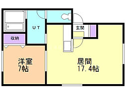 間取図画像 1LDK