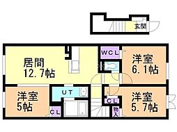 間取図画像 3LDK
