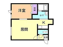 ファーレン 1LDKの間取図画像