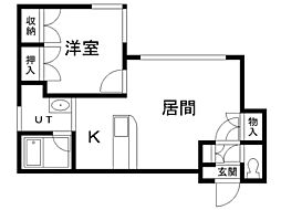 間取図画像 1LDK