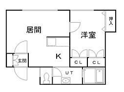 間取図画像 1LDK