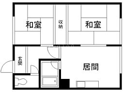 花咲コーポII 2階/201
