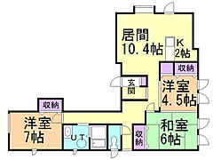 物件の間取り