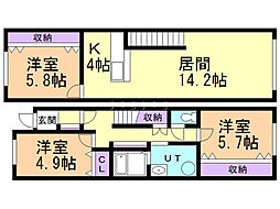 GIMLET 3LDKの間取図画像
