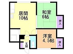 物件の間取り