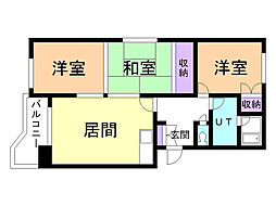 間取図画像 3LDK
