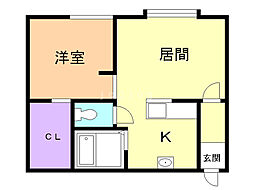 パームヒルズA棟 2階/202