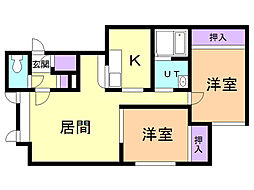 グリムＢ 2階/203
