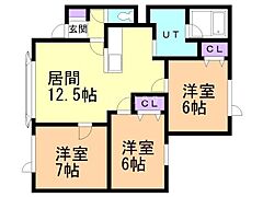 物件の間取り
