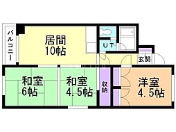 間取図画像 3LDK