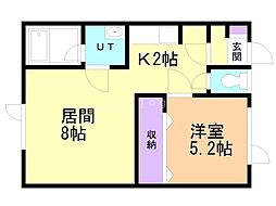 間取図画像 1LDK