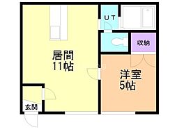 間取図画像 1LDK