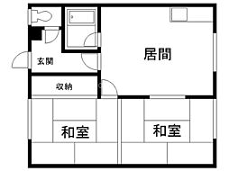 夢MS 2LDKの間取図画像