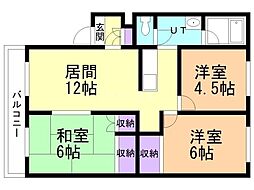 間取図画像 3LDK