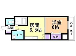 間取図画像 1DK