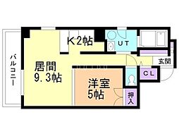 間取図画像 1LDK