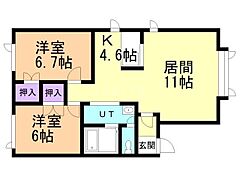 物件の間取り