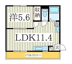 南柏パインヒル1号棟  ｜ 千葉県柏市豊四季（賃貸アパート1LDK・1階・33.54㎡） その2