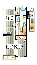 サクレッドプレイスII  ｜ 千葉県我孫子市布佐（賃貸アパート1LDK・2階・54.67㎡） その2