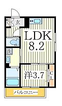 AJ柏の葉キャンパス  ｜ 千葉県柏市若柴1丁目（賃貸アパート1LDK・3階・30.38㎡） その2