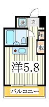 クレセントコート柏Ａ  ｜ 千葉県柏市あけぼの4丁目（賃貸マンション1R・4階・18.00㎡） その2