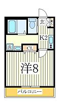 キャメル南流山9Ｂ  ｜ 千葉県流山市南流山7丁目（賃貸アパート1K・1階・25.50㎡） その1