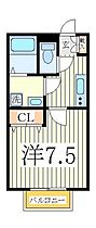 セナリオフォルム新柏  ｜ 千葉県柏市豊住3丁目（賃貸アパート1K・2階・24.62㎡） その2