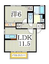 フルール・ロメリア  ｜ 千葉県野田市堤根（賃貸アパート1LDK・2階・42.89㎡） その2