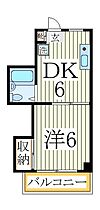 吉野沢マンション  ｜ 千葉県柏市吉野沢（賃貸マンション1DK・2階・25.01㎡） その2