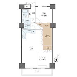 エクレールかすもり 1SLDKの間取図画像