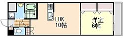 白島城北東亜ビル 1LDKの間取図画像