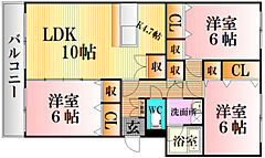 物件の間取り