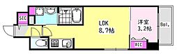 S-RESIDENCE白島broad 1LDKの間取図画像