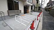 専用バイク置き場