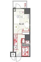 東京都新宿区西新宿５丁目（賃貸マンション1K・6階・22.68㎡） その2