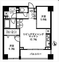 東京都渋谷区富ヶ谷２丁目（賃貸マンション2LDK・7階・56.38㎡） その2