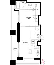 東京都豊島区南池袋１丁目（賃貸マンション1LDK・11階・51.24㎡） その2