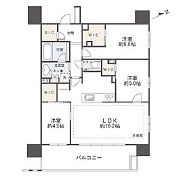 間取図画像 3LDK