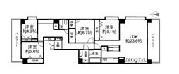 ユニーブル小岩 4LDKの間取図画像