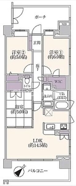 間取りを拡大表示