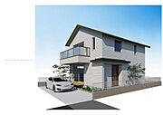 外観イメージパース　こんなにカッコ良いお家が建てられます