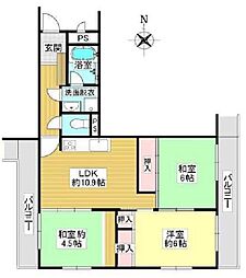間取図画像 3LDK