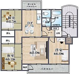 間取図画像 3LDK