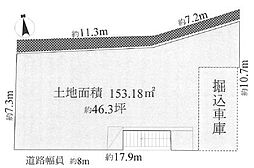 高槻市奥天神町1丁目 売土地