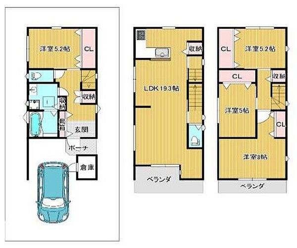 間取りを拡大表示