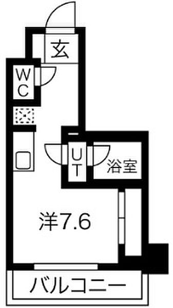 クラリッサ川崎グランデ 803｜神奈川県川崎市川崎区南町(賃貸マンション1R・8階・20.78㎡)の写真 その2