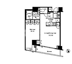 パークアクシス銀座イースト  ｜ 東京都中央区新富2丁目13-5（賃貸マンション1LDK・8階・56.04㎡） その2